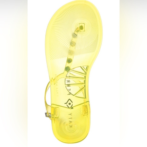 KATY PERRY yellow jelly studded sandals/ size 6 - Picture 3 of 15